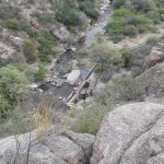 Por las escasas lluvias en los últimos años, se produjo una importante disminución de la corriente de agua en una toma en Ángel Vicente Peñaloza