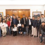Quintela alentó a jóvenes universitarios a involucrarse en la vida política y fortalecer la democracia